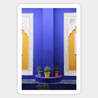 MAJORELLE GARDEN MARRAKECH; TIME TO TAKE TEA Sticker